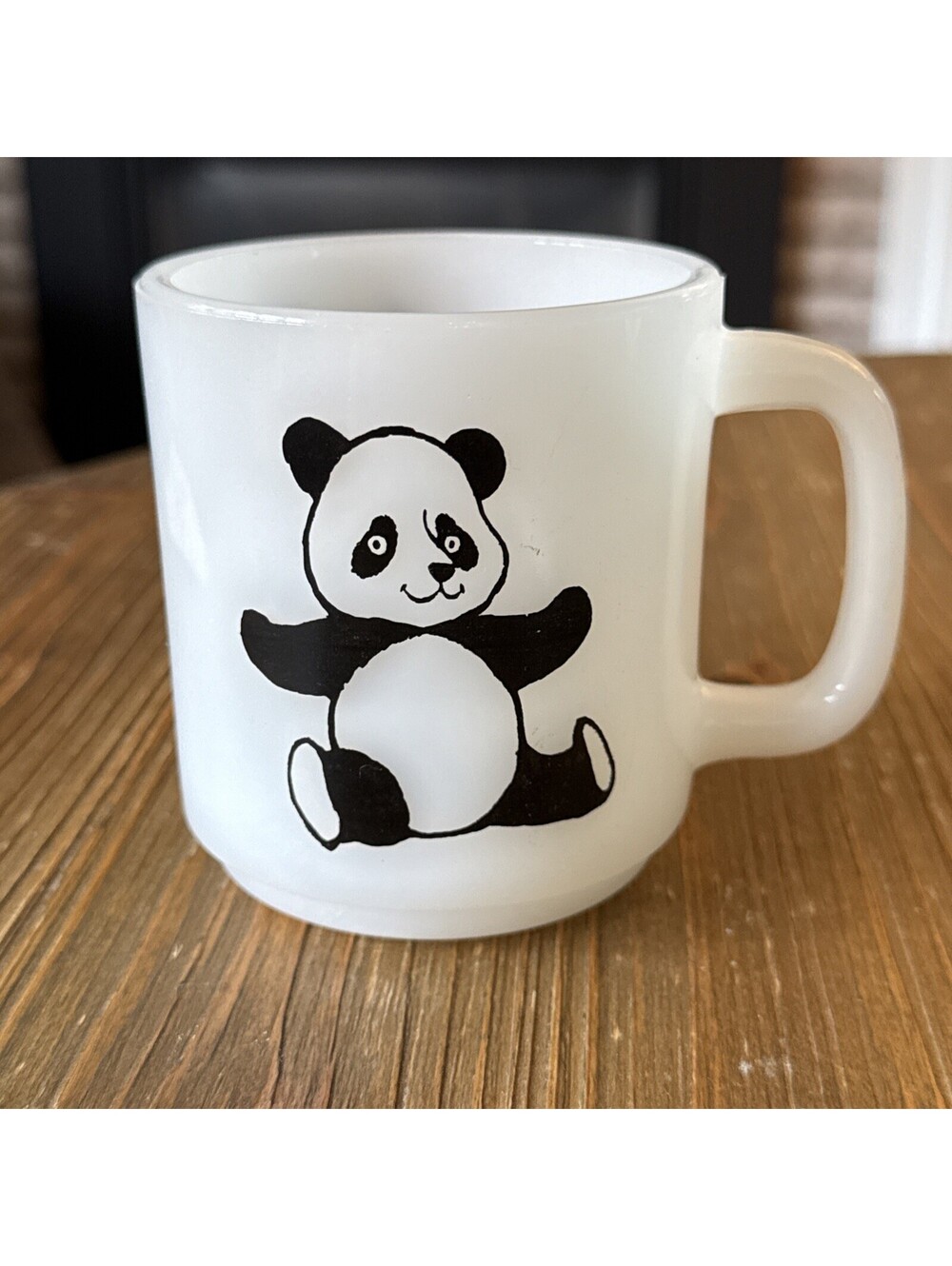 Vintage Panda Bear Mug White 2-sided Cute!